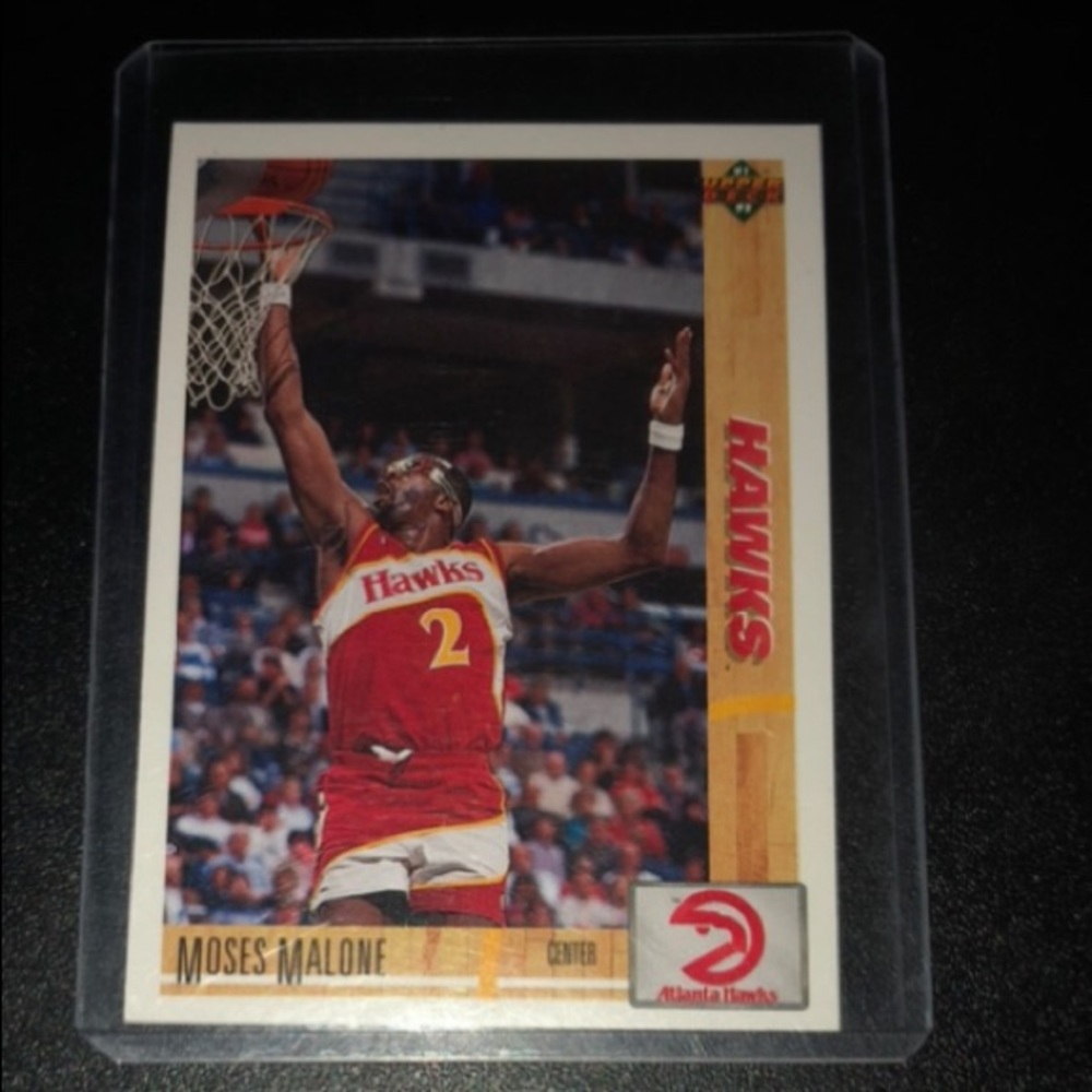 Moses Malone 1991-1992 Upper Deck Basketball Card